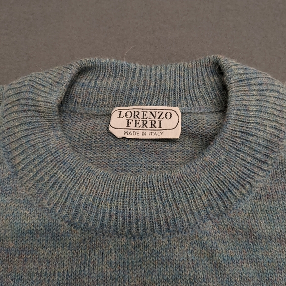 Lorenzo Ferri Wool Blend Bagpiper Sweater Gray Brown Size Medium - Picture 11 of 14